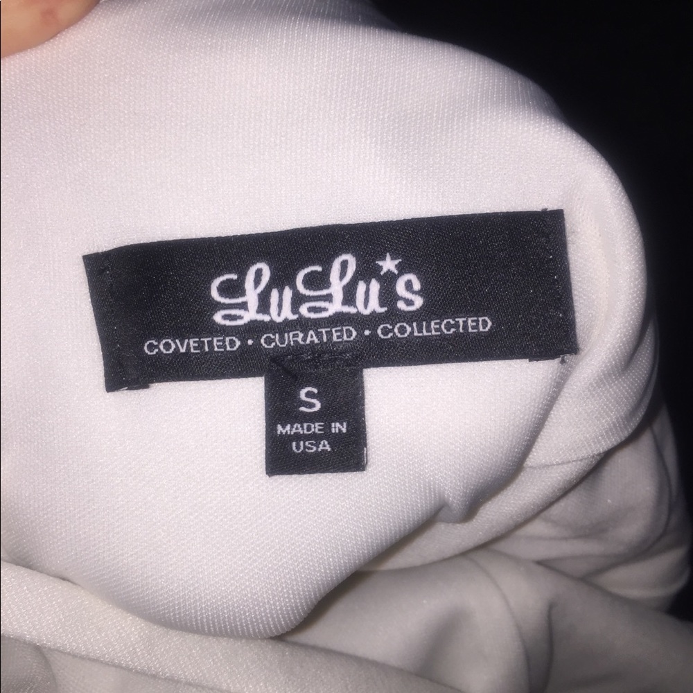 Lulus small white bodycon dress